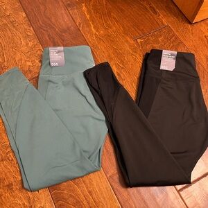 2 pair NWT DSG Charcoal Momentum 7/8 Leggings